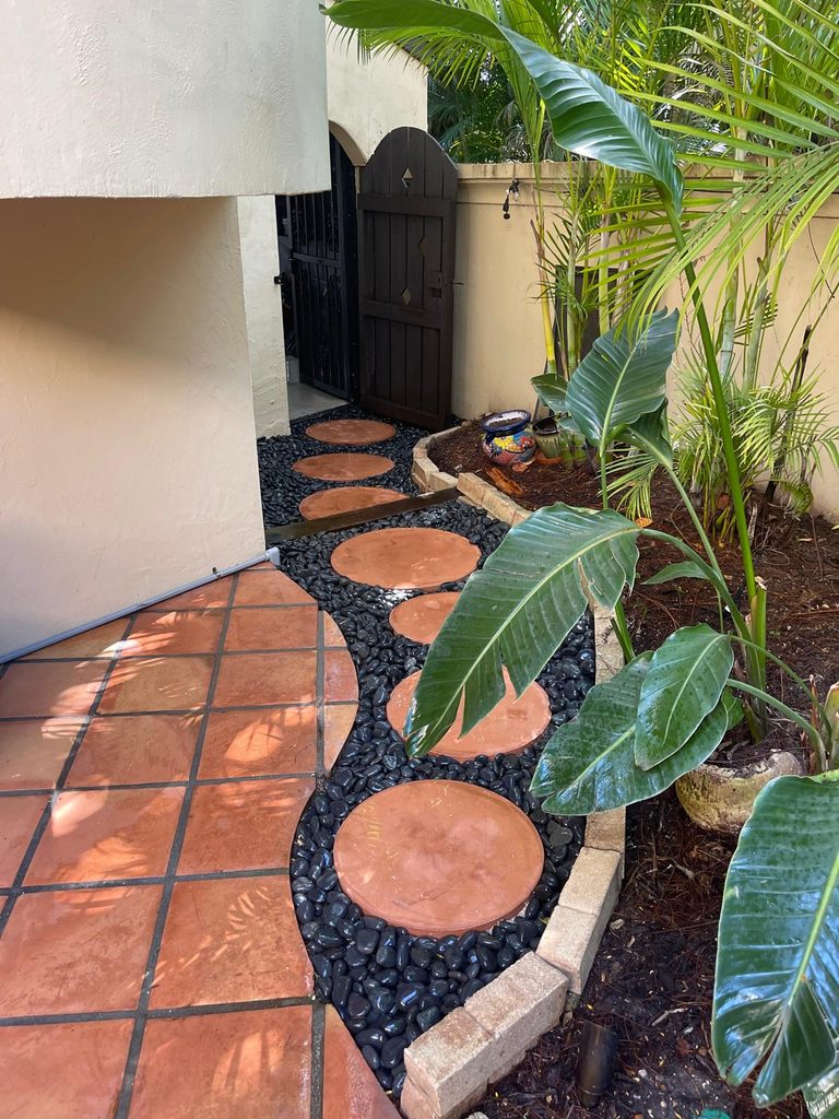 exterior stone installation in Naples, FL
